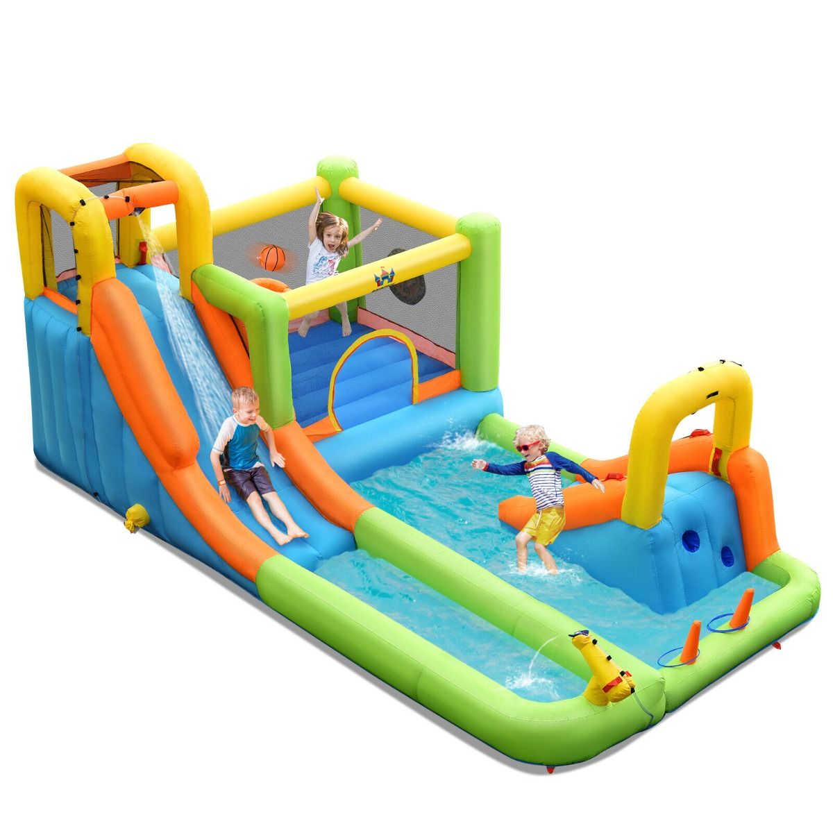 Inflatable Jumping Castle Water Slide Bounce House Climbing Wall inflatable-jumping-castle-water-slide-bounce-house-climbing-wall