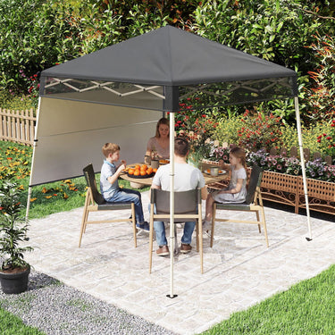 2.1 x 2.1 M Pop-Up Canopy Tent, Easy Setup Outdoor Sun Shelter