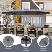 4 M Double-sided Patio Umbrella