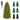190cm Smart Pencil Christmas Tree with 220 Pre-Lit RGB LED Lights and Music Sync
