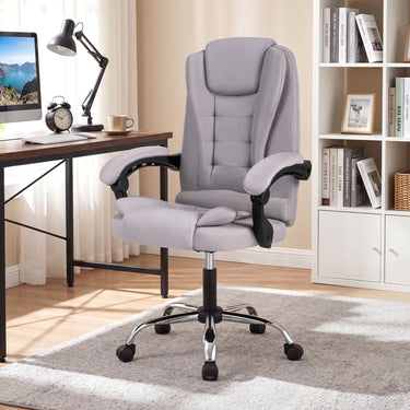 Executive Chair High Back with Linkage Armrests and Adjustable Height for Office