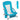 Folding Beach Chair Portable Lightweight Low Seat Chair with Padded Armrests