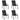 Set of 4 Outdoor Patio Chairs with Weather Resistant Fabric