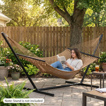 Caribbean Hammock for Outside 305 cm Double Hammock with Spreader Bar