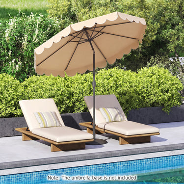 3M Patio Umbrella with Push Button Tilt and Crank