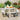 Round Picnic Table Bench Set Outdoor Circular Picnic Table with 4 Benches