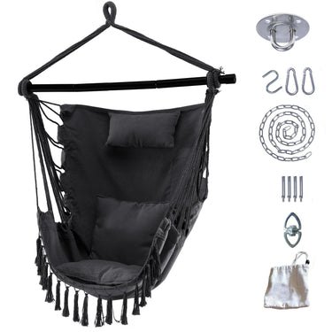 Hammock Swing Chair with Detachable Steel Bars