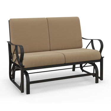 Outdoor Patio Glider Chair, Metal Rocking Chair with Cushion - PatiojoyAU