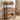 3-Tier Drink Crate Shelf, Heavy-duty Metal Storage Rack with 2 Hanging Hooks