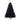 Artificial Christmas Tree, Unique Black PVC Needles, Solid Metal Stand