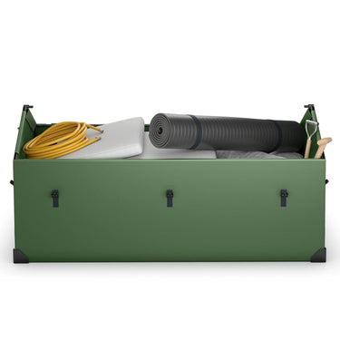 Waterproof Outdoor Storage Box, 658 L Outdoor Tarpaulin Deck Box with Ventilated Window - PatiojoyAU
