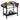 Outdoor Grill Cart with Storage, Mobile Pizza Oven Stand with 4 Casters, Side Handle