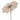 2.8M Patio Umbrella w/Crank Handle, Push Button Tilt, Fringes, 2-Tier Market Table Umbrella w/Sun-Protective Canopy - PatiojoyAU
