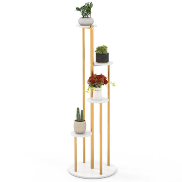 Indoor Metal Plant Stand, 125 CM Tall Corner Plant Shelf for Potted Plant - PatiojoyAU