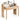 Extending Writing Desk Console Table with 2 Drawers