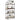4-Tier Industrial Open Bookcase with Sturdy Metal Frame for Living Room and Home Office