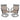 180KG Patio Swivel Dining Chairs Set of 2, Outdoor Patio Chairs with Heavy-Duty Metal Frame and Armrests - PatiojoyAU