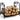 Firewood Log Rack, for Indoor Outdoor Steel Log Holder w/50 kg Load Capacity - PatiojoyAU