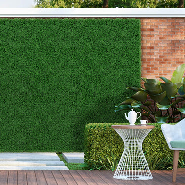 12 Pieces 51 x 51cm Artificial Grass Wall Panels, Faux Green Moss Panels - PatiojoyAU