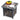 55cm Outdoor PE Rattan Side Table, All Weather Patio Square End Table with Resin Tabletop - PatiojoyAU