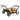 Decorative Firewood Rack, Rustproof Steel Log Storage Rack w/ 4 Wheels - PatiojoyAU