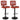 Modern Swivel Bar Stools Set of 2 with Adjustable Height and PU Leather Padded Seat
