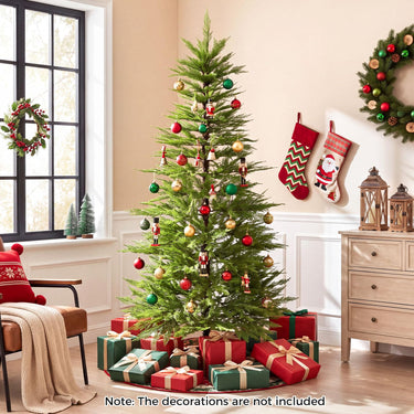 180cm Pre-Lit Artificial Christmas Tree w/ 890 Warm White Lights