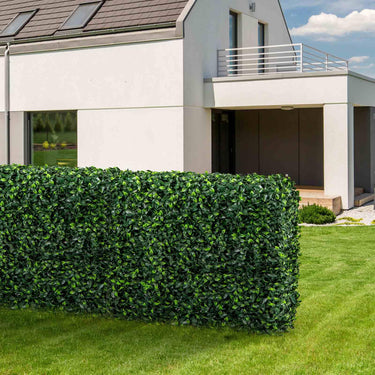 92 x 38 x 86 cm Fake Boxwood Privacy Fence with Realistic PE Leaves