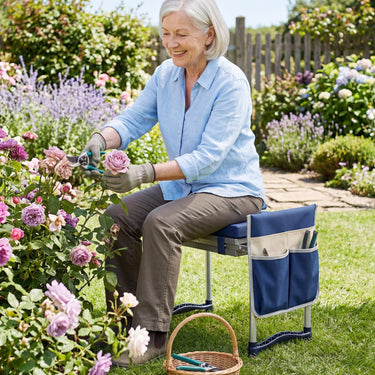 Garden Kneeler Seat, Foldable Gardening Stool
