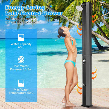 2.3 CM Outdoor Shower with Shower Head and Foot Shower Tap for Outdoor
