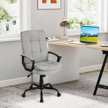 Height-adjustable Office Chair with Rocking Function and Armrest