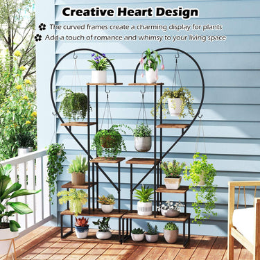 6 Tier Metal Plant Stand for Home Balcony