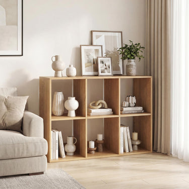 6-Cube Open Bookshelf with Anti-toppling Kit