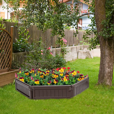 Raised Garden Bed, Multiple Configuration Garden Fence, Outdoor Flexible Planter Grow Box for Flowers, Vegetables