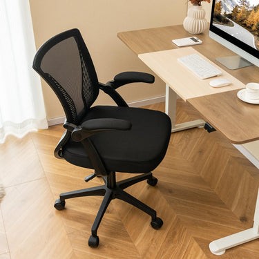 Adjustable Ergonomic Office Chair with Flip-Up Armrests