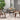 89CM Patio Bistro Table w/ 38 mm Umbrella Hole, Tempered Glass Top Outdoor Indoor Dining Table - PatiojoyAU