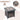 55cm Outdoor PE Rattan Side Table, All Weather Patio Square End Table with Resin Tabletop - PatiojoyAU