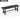 2-Person Outdoor Bench, 120 cm Outdoor Chair with Slatted Seat, Plastic Coated Iron Frame - PatiojoyAU