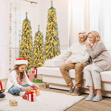 1.2M 1.5M 1.8M Artificial Christmas Tree Set of 3