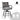 360° Swivel Bar Stool Set of 2, Counter Height Bar Chair with Metal Frame - PatiojoyAU