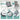 3PCS Patio Bistro Set, Folding Outdoor Patio Furniture Set with 2 Foldable Chairs, 1 Ripple-Like Glass Table - PatiojoyAU