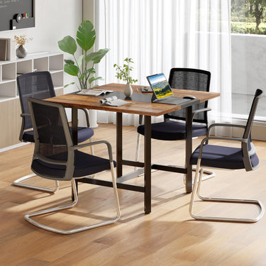 100cm Square Conference Table, Meeting Room Table with Thickened Tableto