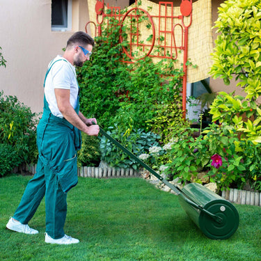 63L Water/Sand-Filled Sod Roller with Detachable Gripping Handle