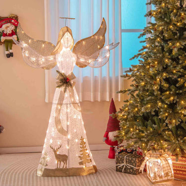 150 cm All-Weather Lighted Christmas Angel Decoration