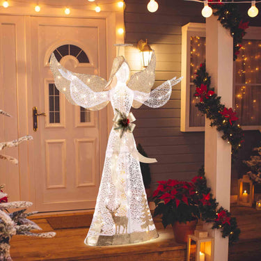 150 cm All-Weather Lighted Christmas Angel Decoration