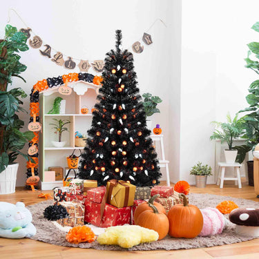 135CM Artificial Halloween Tree with 6 Lighting Modes and Music
