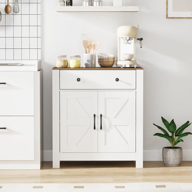 Coffee Bar Cabinet with 5-Level Adjustable Shelf and 2 Doors