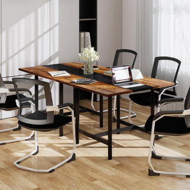 100cm Square Conference Table, Meeting Room Table with Thickened Tableto