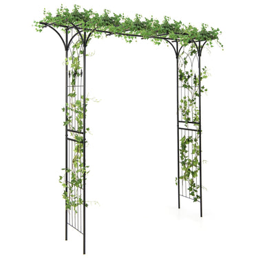 2M Garden Arbor, Metal Archway Perfect for Roses and Climbing Plants - PatiojoyAU