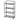 Folding Plant Stand, 4-Tires Collapsible Plant Rack with Adjustable Shelf, Adjustable Feet - PatiojoyAU